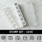 *PREORDER 6-IN-1 Punch Stamp - Love