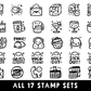 *PREORDER 6-IN-1 Punch Stamp - Buy All 17 Sets