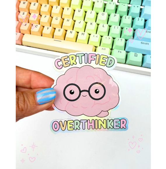Certified Overthinker | Die Cut Sticker