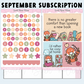 *PRESALE* Sweet Bean Plans | SEPTEMBER 2026 WASHI & STICKER Subscription