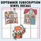 *PRESALE* Sweet Bean Plans | SEPTEMBER 2026 WASHI & STICKER Subscription