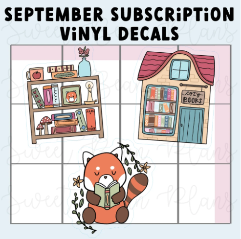 *PRESALE* Sweet Bean Plans | SEPTEMBER 2026 WASHI & STICKER Subscription