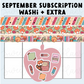 *PRESALE* Sweet Bean Plans | SEPTEMBER 2026 WASHI & STICKER Subscription