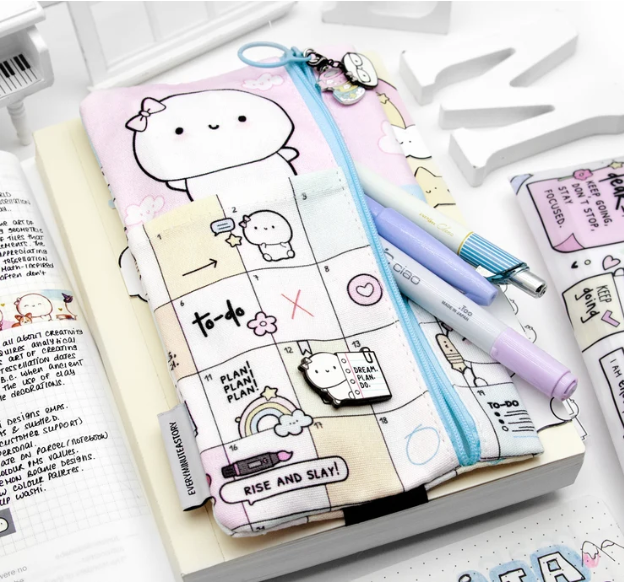 Beanie Planner Grid | Pouch