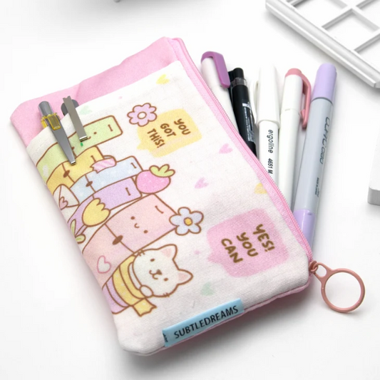 Planner Stack Kitty Pencil | Pouch