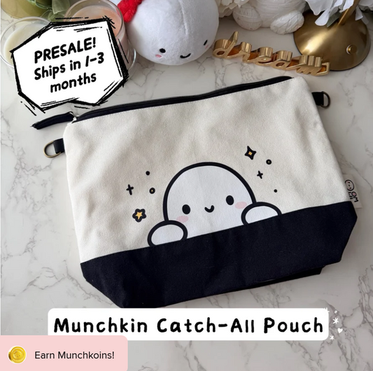 *PREORDER - Peeking Munchkin Canvas Catch-All Pouch