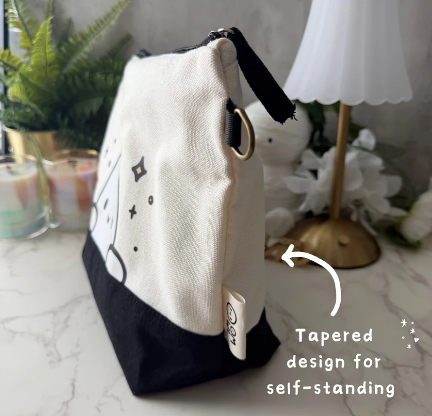 *PREORDER - Peeking Munchkin Canvas Catch-All Pouch