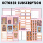 *PRESALE Sweet Bean Plans | OCTOBER 2026 WASHI & STICKER Subscription