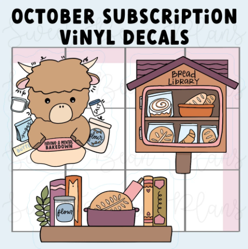 *PRESALE Sweet Bean Plans | OCTOBER 2026 WASHI & STICKER Subscription