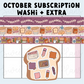 *PRESALE Sweet Bean Plans | OCTOBER 2026 WASHI & STICKER Subscription