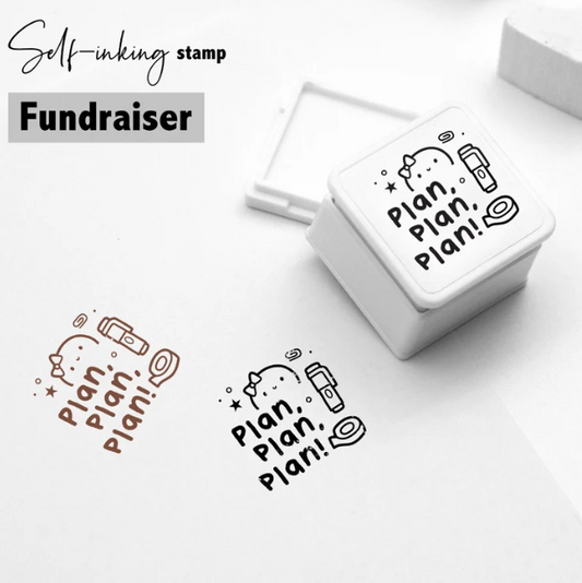 *PREORDER* Self-Inking Plan, Plan, Plan Beanie Stamp