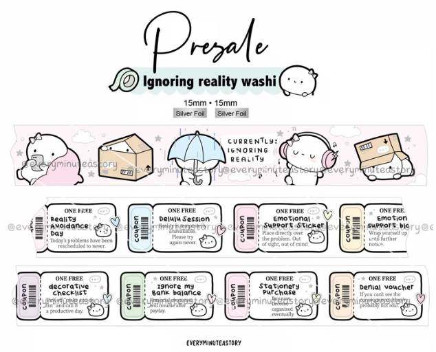 *PREORDER* Ignoring Reality | Washi
