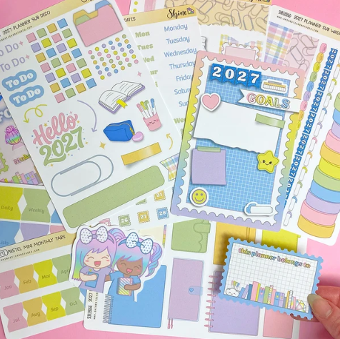 *PRESALE* Shine Sticker Studio - 2027 Planner | October 2026 Subscription