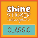 Shine Sticker Studio - Feelin' Groovy | July 2025 Subscription