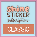 Shine Sticker Studio - Rainy Day | August 2025 Subscription