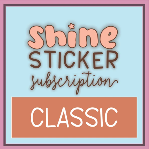 Shine Sticker Studio - Rainy Day | August 2025 Subscription