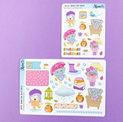 Shine Sticker Studio - Rainy Day | August 2025 Subscription