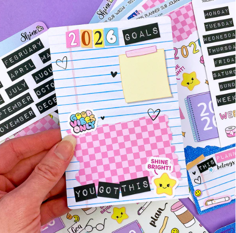 *PRESALE* Shine Sticker Studio - 2026 Planner | November 2025 Subscription