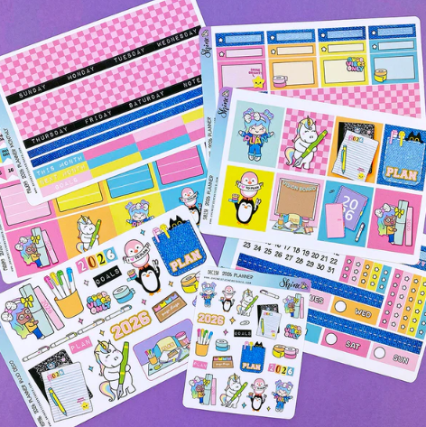 *PRESALE* Shine Sticker Studio - 2026 Planner | November 2025 Subscription