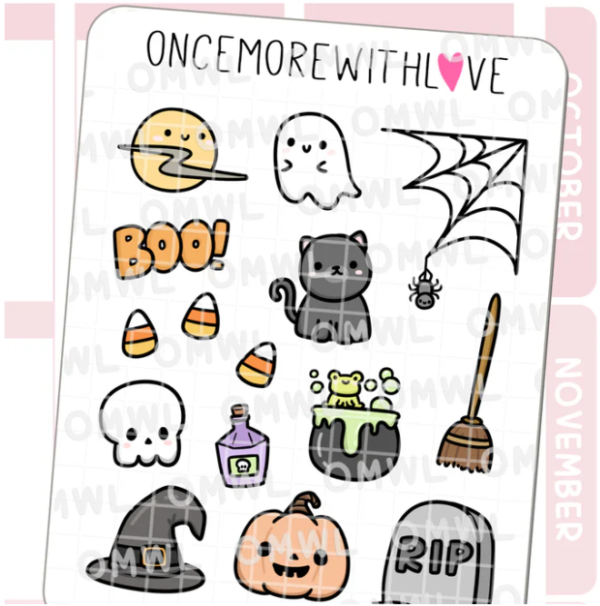 Halloween Large Deco | Sticker Sheet