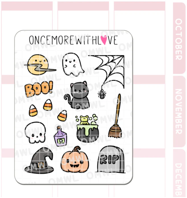 Halloween Large Deco | Sticker Sheet