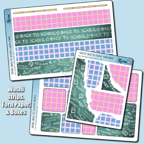 *PRESALE* Shine Sticker Studio - Back To School | July 2026 Subscription