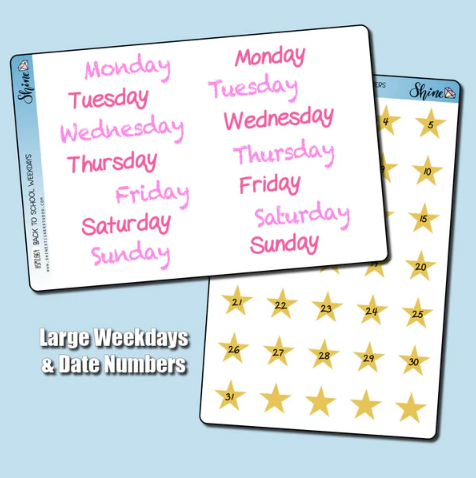 *PRESALE* Shine Sticker Studio - Back To School | July 2026 Subscription