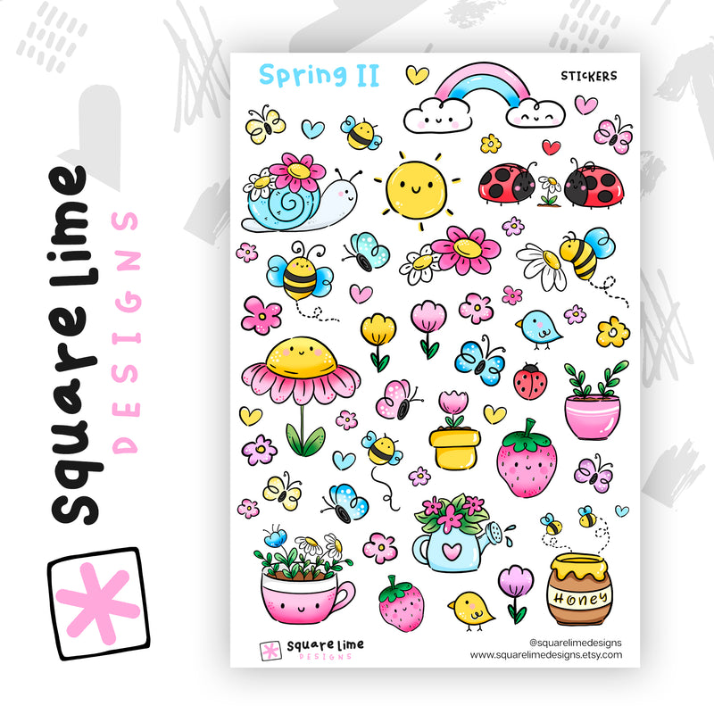 Spring 2 | Sticker Sheet
