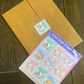 Star Cow Stamp Mail | Sticker Sheet