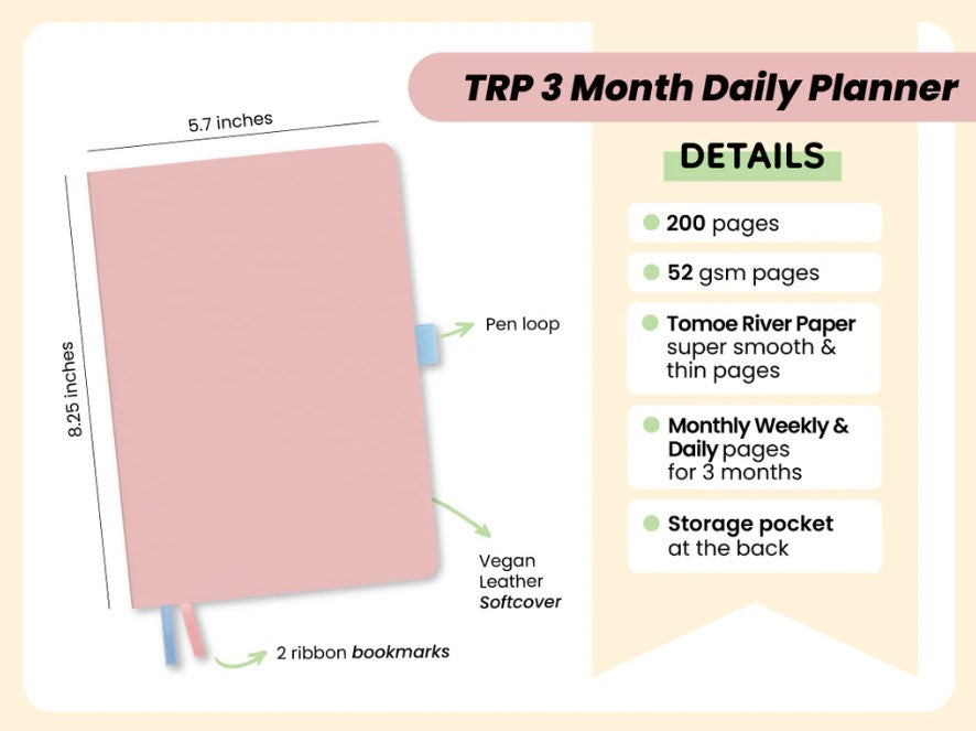 Hubman & Chubgirl - TRP 3-Month Daily Planner