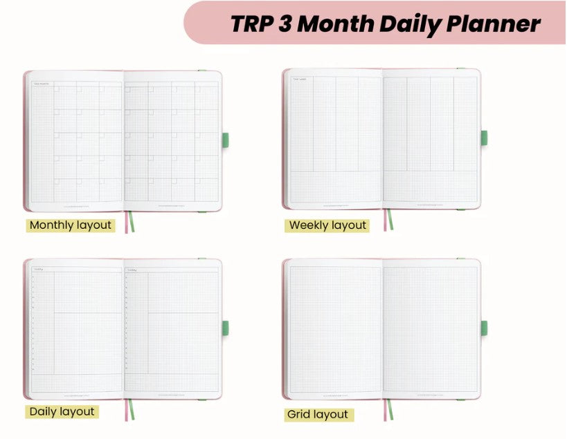 Hubman & Chubgirl - TRP 3-Month Daily Planner