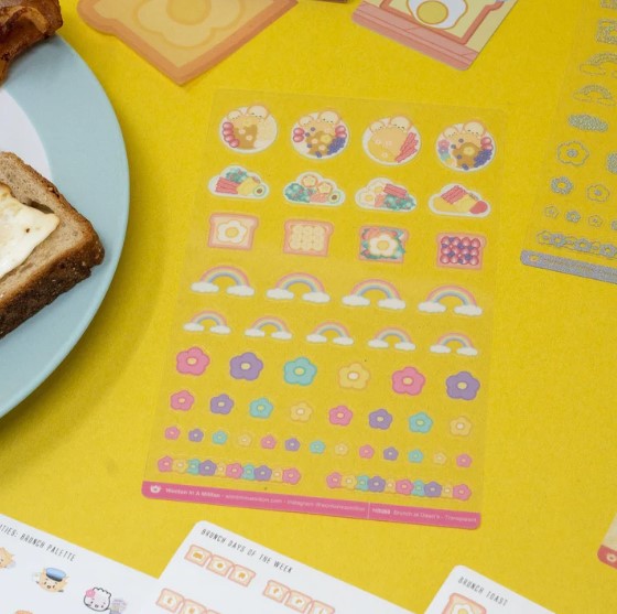 Brunch At Dawns | Transparent Stickers