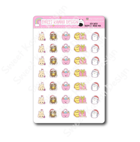 Tropical Christmas | Sticker Sheet