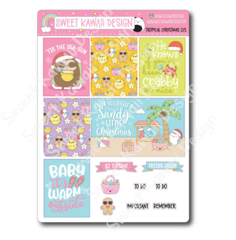 Tropical Christmas | Vertical Kit