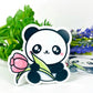 Tulips - Softy the Panda | Vinyl Sticker