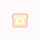 Brunch - Egg Toast | Vinyl Sticker