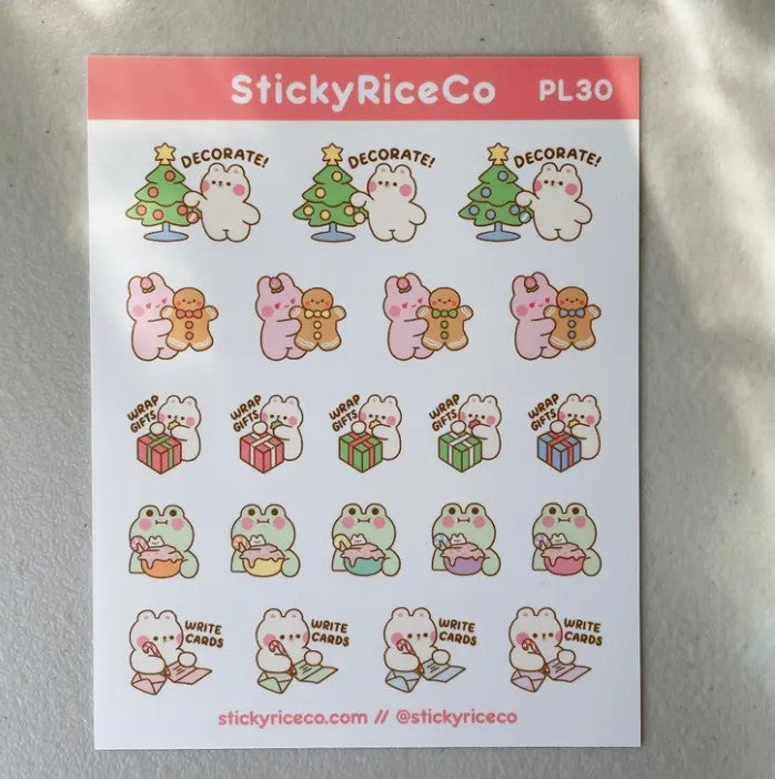Holiday Prep | Sticker Sheet