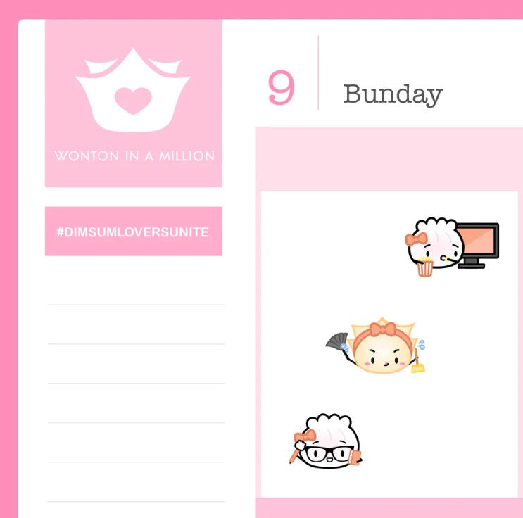 Weekly Activities: Chinese Bakery Palette | Sticker Sheet
