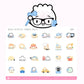 Weekly Activities - High Teahouse Palette | Sticker Sheet