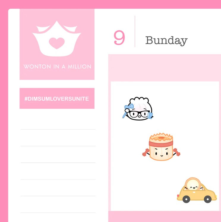 Weekly Activities - High Teahouse Palette | Sticker Sheet