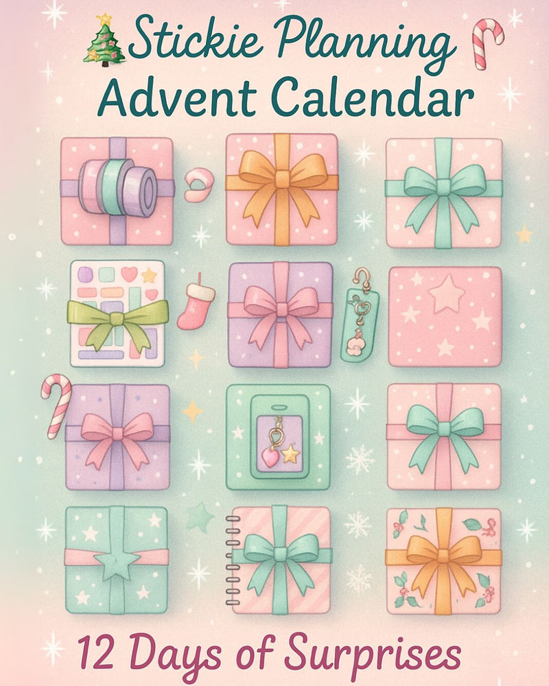 *PRESALE* Stickie Planning | 2025 - 12 Days Advent Calendar