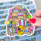 Adventure Bookcase | Vinyl Sticker