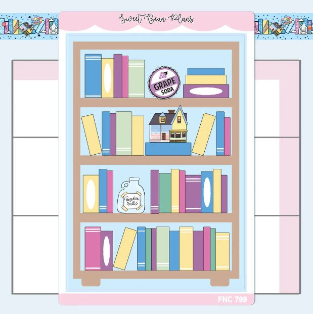 Adventure Bookshelf | Large Sticker