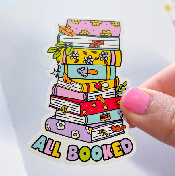 All Booked | Vinyl Sticker