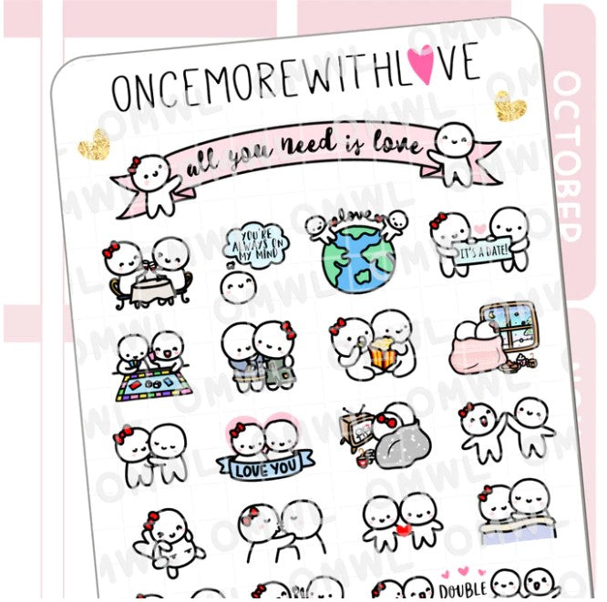 All You Need Is Love | Sticker Sheet