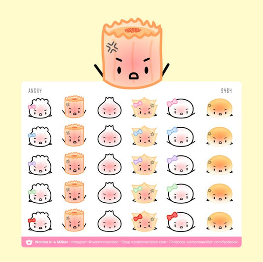 Angry | Sticker Sheet
