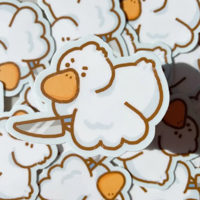 Angry Duck | Vinyl Sticker