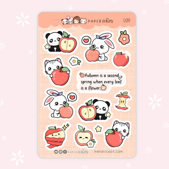 Stickers Printable Ios Apple | Sticker Sheet