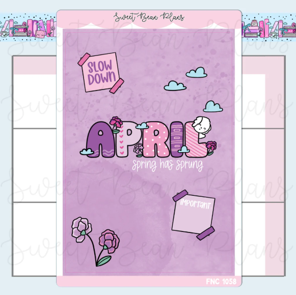 April Cover 2025 | Large Sticker