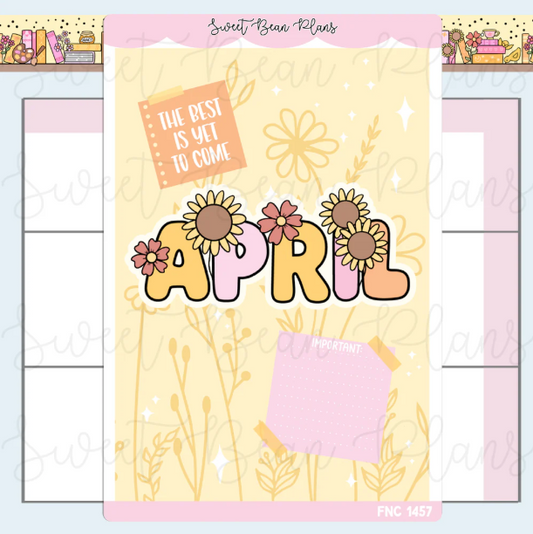 April 2026 Cover Page | Large Sticker